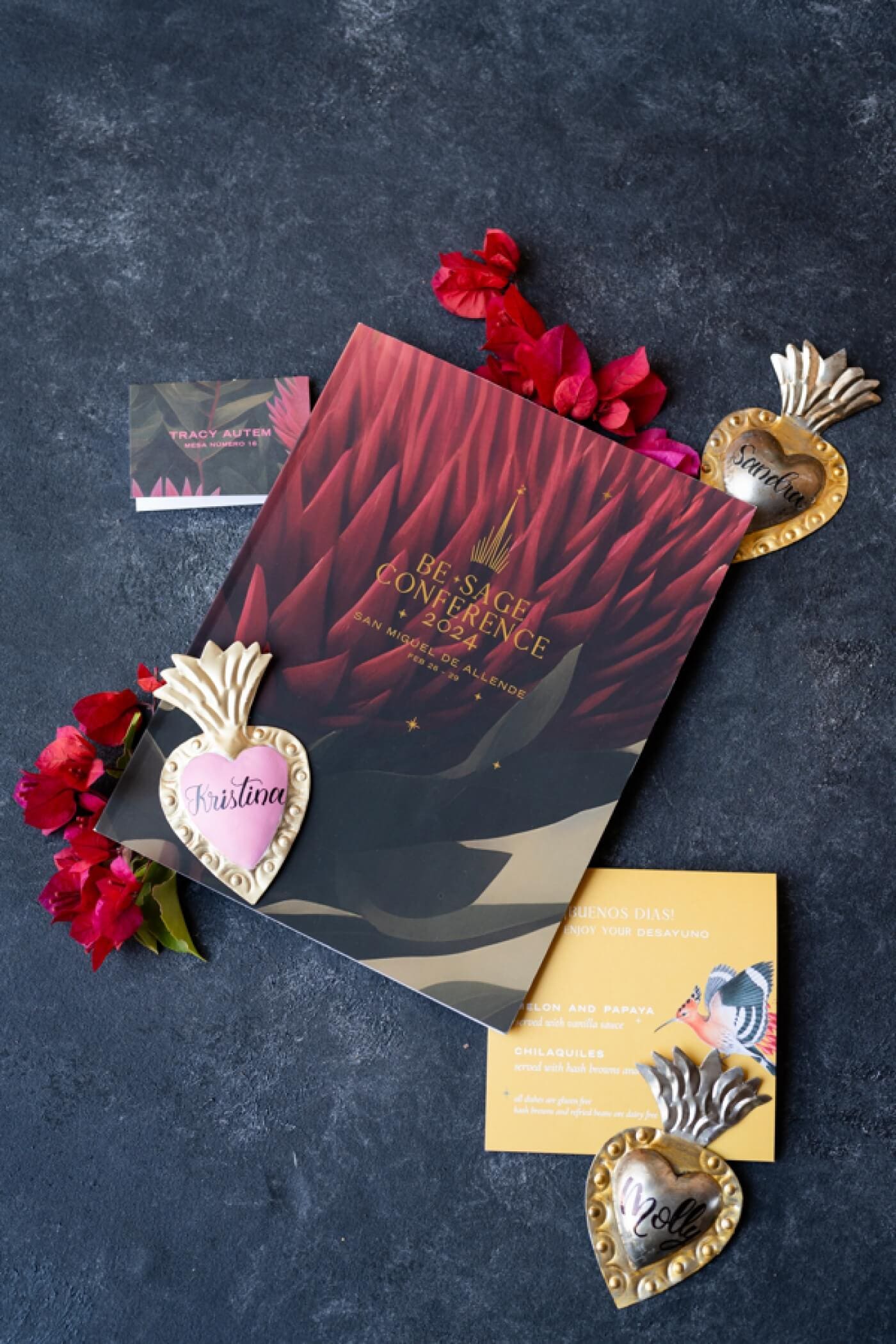 Stationery branded for the Be Sage conference