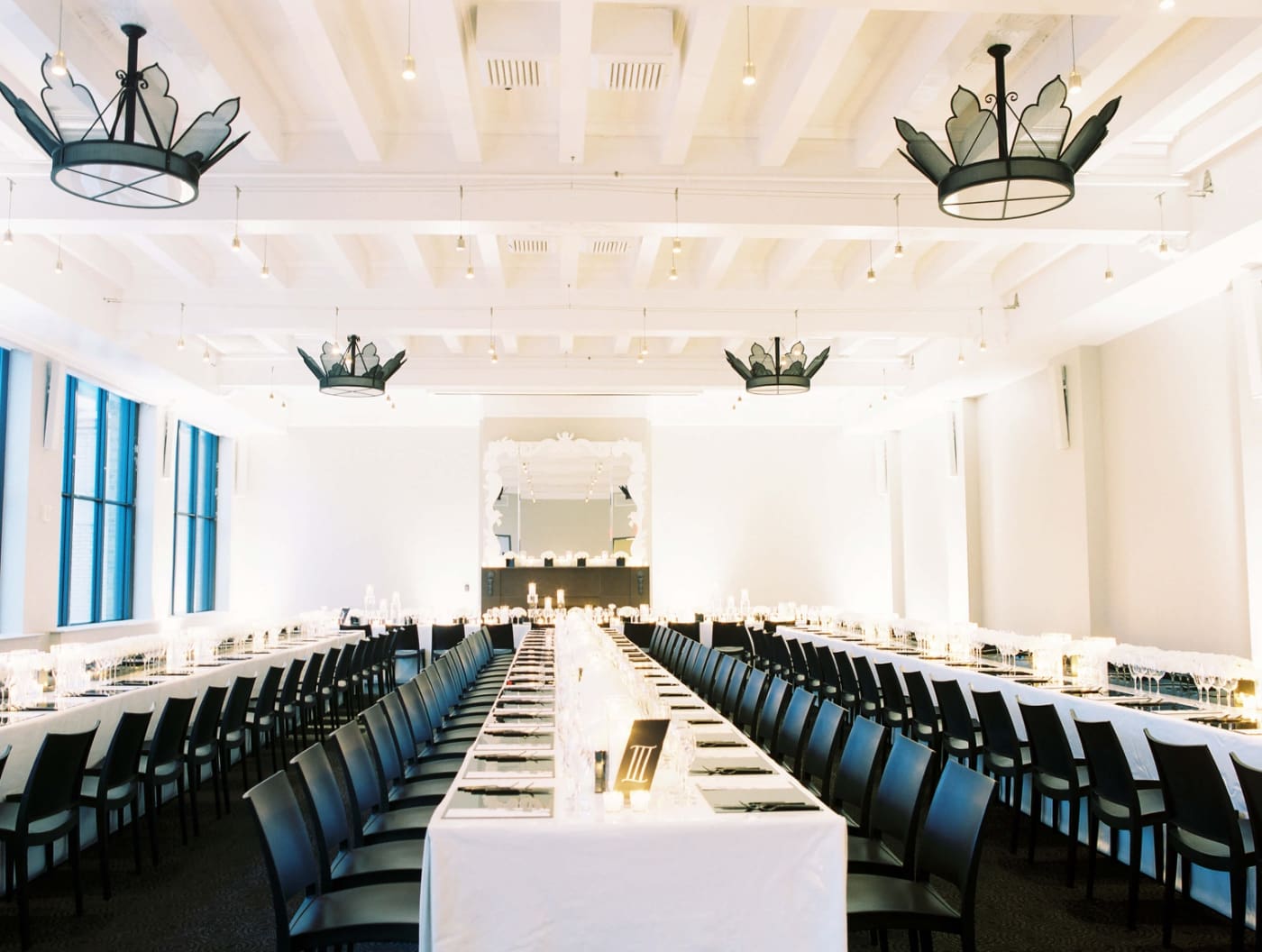 A wedding reception at the W Hotel in Washington DC